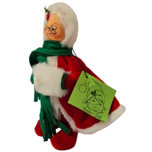 Annalee Dolls Mobilitee 1963 Vintage Mrs Claus Eyes Closed with  Muff - NWT - Picture 5 of 9